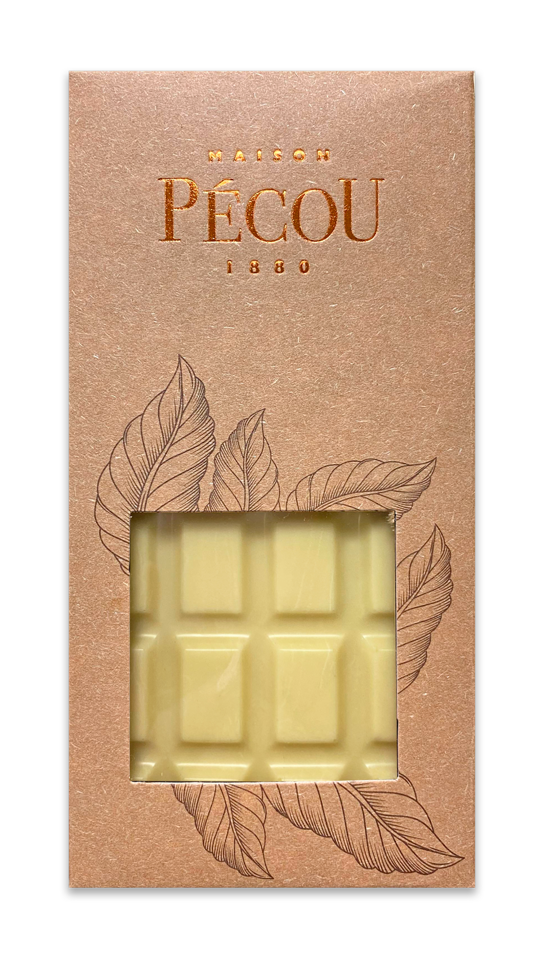 Maison Pécou - Tablette chocolat blanc