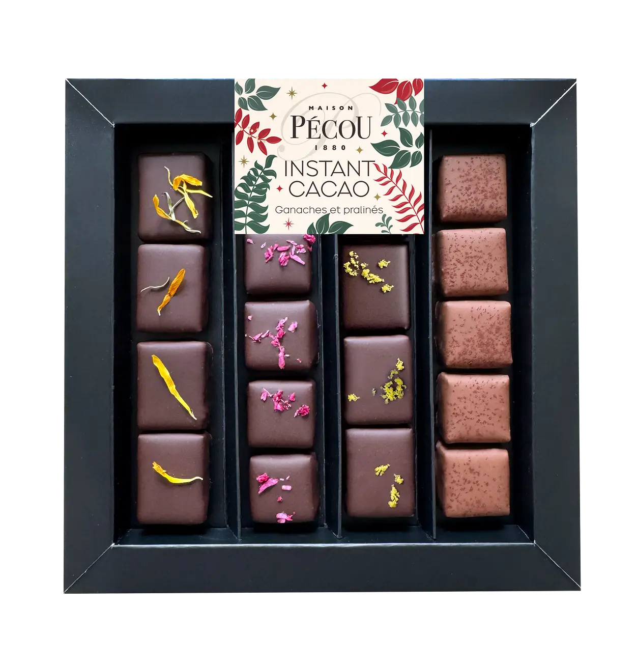 coffret chocolat réglette 12